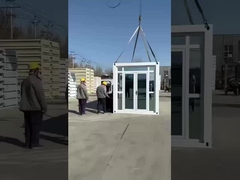 هيكل فولاذي 20FT منازل مصنوعة مسبقاً تثبيت سهل وسريع ممكناً