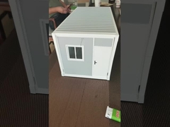 صديقة للبيئة المنزل المنسحب الصغير العربة الحاوية المقاومة للطقس