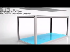 المنازل المقاومة للماء المنسوجة المنسدبة المقطورة