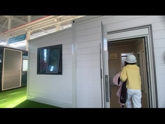 درجة 8 مقاومة لزلزال 20FT منازل مصنوعة مسبقا مع نافذة الألومنيوم الجسر المكسور