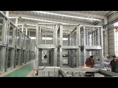 صندوق حاويات مزدوج الجناح قابلة للطي 20ft منزل مع سقف لوحة ساندوتش