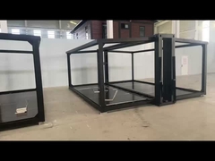 أكثر من 20 عاما عمر 20FT منازل مصنوعة مسبقا مع باب الفولاذ / جسر مكسور الألومنيوم الأبواب المزدوجة