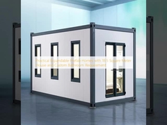 المنازل الجاهزة العملية القابلة للتوسع مع منزل 18.5 متر مربع ومطلوب حمام مخصص