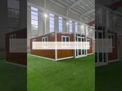 منزل حاويات قابل للطي مسبق الصنع وقابل للتخصيص من الصلب 20 قدم/40 قدم