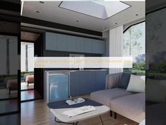 كبسولة الفضاء المحمولة 8 طن مع إطار فولاذ غالواني