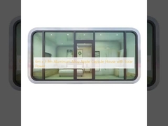 منزل كبسولة أبل من سبائك الألومنيوم مقاس 6 × 3.3 متر مع طاقة شمسية