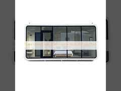 منزل كبسولة تفاح قابل للطي والانزلاق 20㎡ مع قفل ذكي