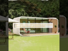 اتصال واي فاي ونظام تكييف الهواء في منزل أبل كبسولة مع سبائك الألومنيوم متعددة الاستخدامات