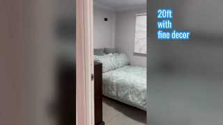 20 قدم مع ديكور راقي