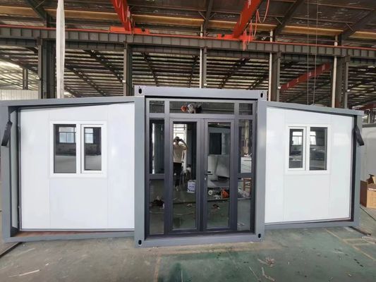 شراء هيكل الفولاذ المغلف 40ft حاوية قابلة للتوسع المنزل مع السباكة جاهزة للعمل و T65mm EPS ألوان لوحة حائط الفولاذ online manufacture