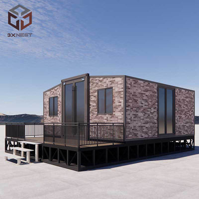 شراء 20FT منازل مصنوعة مسبقا من مع جسر مكسور الألومنيوم الأبواب المزدوجة و PU لوحة ساندوتش online manufacture
