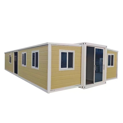 شراء White Expandable Prefab Homes with Customizable Size and Steel Construction online manufacture