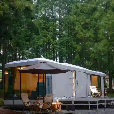 شراء منزل كبسولة فضائية فولاذية بوزن 8 أطنان مع ألواح شمسية وإضاءة LED online manufacture