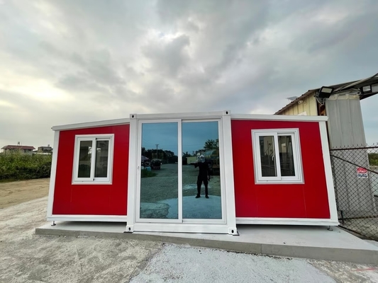 شراء Expandable Prefab Homes with 18.5 Square Meter Space Excellent Insulation for Militarized Base Use online manufacture