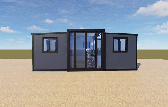 شراء Expandable Prefab Homes with Floor Permitted Loading of 2 KN/m2 White Color and Waterproof Paint Sealed Edges تصنيع عبر الإنترنت