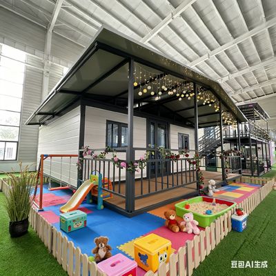 شراء 12KW Power Consumption Foldable 20ft Container Fireproof Trait and Switch Standard Customization تصنيع عبر الإنترنت