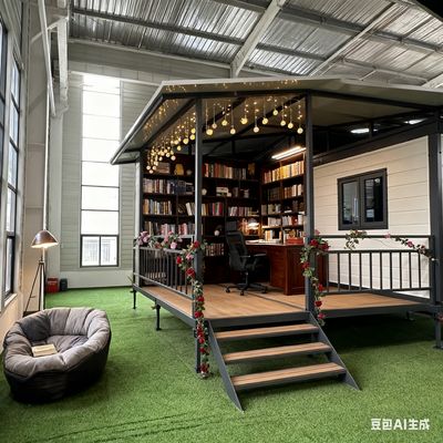 شراء Temporary Housing Solution Collapsible 20ft Container House with Canopy online manufacture