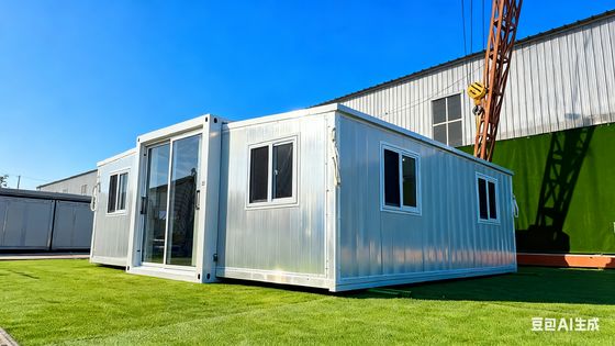 شراء Foldable 20ft Container with 80*100*2.5mm Square Tube Bottom Side Beam and L5900*W2220*H2480mm Folded Size تصنيع عبر الإنترنت