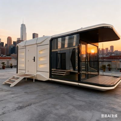 شراء Modern Space Capsule House with 3400 Height 3460 Width and 9 Mm European Pine Board Interior تصنيع عبر الإنترنت