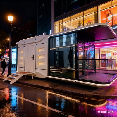 شراء 3460 Width Space Capsule House with 7 Tons Net Weight and 29.6 Square Meters Floor Area تصنيع عبر الإنترنت