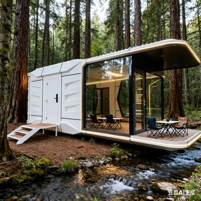 شراء منزل كبسولة فضاء -29 بغرفة نوم واحدة بأبعاد خارجية L8560 * W3460 * H3400 تصنيع عبر الإنترنت