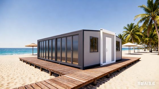 شراء 18.5 Square Meters Floor Area More Than 30 Years Lifespan Foldable Modular Homes with 75mm EPS Sandwich Panels تصنيع عبر الإنترنت