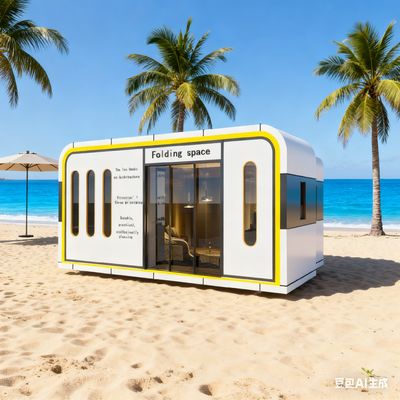 شراء Waterproof Apple Capsule House with Aluminum Single Panel Door and Polyurethane Filled Insulation تصنيع عبر الإنترنت