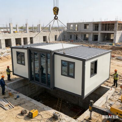 شراء Customizable Foldable 20ft Container with Fully Galvanized Main Frame and 37 Square Meters Floor Area Featuring Optional Bedroom Door تصنيع عبر الإنترنت