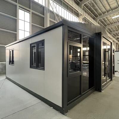 شراء حاوية قابلة للطي بطول 20 قدمًا بعمر افتراضي يتراوح بين 30-40 عامًا، تصميم مقاوم للماء والرياح، ومكونات مجمعة مسبقًا للمعيشة المعيارية تصنيع عبر الإنترنت