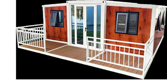 مساكن معيشة متعددة الأشخاص المقيمة مساكن معيشية متجمعة بطول 40 قدمًا مع سقف معدني متجول