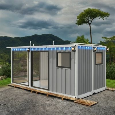 مكافحة التآكل تحولت منزل الحاويات المسبقة الصياغة منزل وحدات 20ft