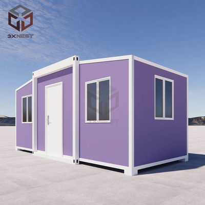 المنازل الجاهزة المعزولة القابلة للتوسع منزل الحاويات 10FT