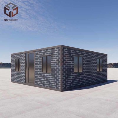 أودم 40ft متوسعة شقة حزمة منزل طوابق الشحن الحاويات المنازل