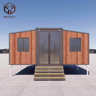 20FT منازل مصنوعة مسبقاً PVC النافذة المنزلقة EPS لوحة ساندويتش أكثر من 20 عاماً