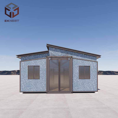 20 FT منازل مطوية صغيرة مع نوافذ من الألومنيوم