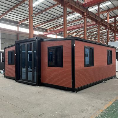 56 متر مربع مساحة الأرضية 30ft منزل حاوية قابلة للتوسع مع EPS ساندوتش لوحة الحائط