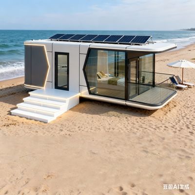 بيت الكبسولة الفضائية Smart Capsule Home مع L8560 * W3460 * H3400 الأبعاد Space-29 النموذج لـ 2 أشخاص