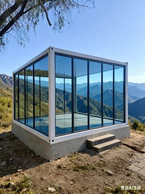 منزل قابل للطي مسطح مخصص للسباكة بطول 20 قدمًا مع سقف طريق حي 0.5 كيلو نيوتن/متر مربع ومستوى أداء زلزالي 8