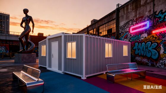 منزل حاوية قابل للتوسيع 40 قدمًا مع تشطيب داخلي من ألواح PVC ومقاومة للرياح 4.18 كيلو نيوتن/متر مربع وشرفة قابلة للتخصيص