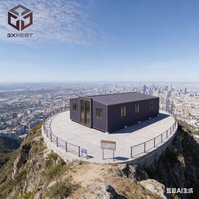 الحجم الموسع L11800 W6220 H2480mm 40ft المساكن المعيشية المجمعة حلول المساكن الوحيدة المخصصة للألوان المصممة للتجميع