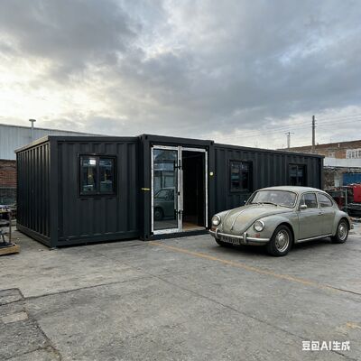 حاوية قابلة للطي مقاس 20 قدمًا للعزل الحراري والصوتي مع تصميم قابل للتخصيص لشقق الفنادق والمكاتب المنزلية